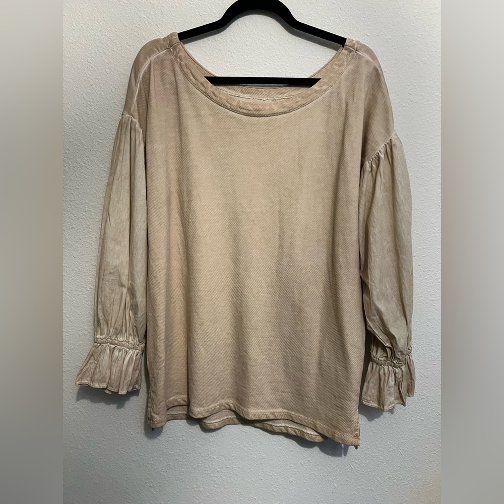 #953 Anthropologie Pilcro Mixed-Media Pullover size Medium - Picture 4 of 6